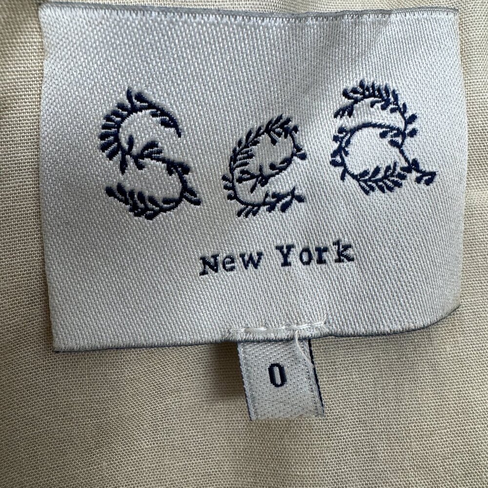 SEA New York One-Shoulder Pleated Top Size 0 - Picture 7 of 7